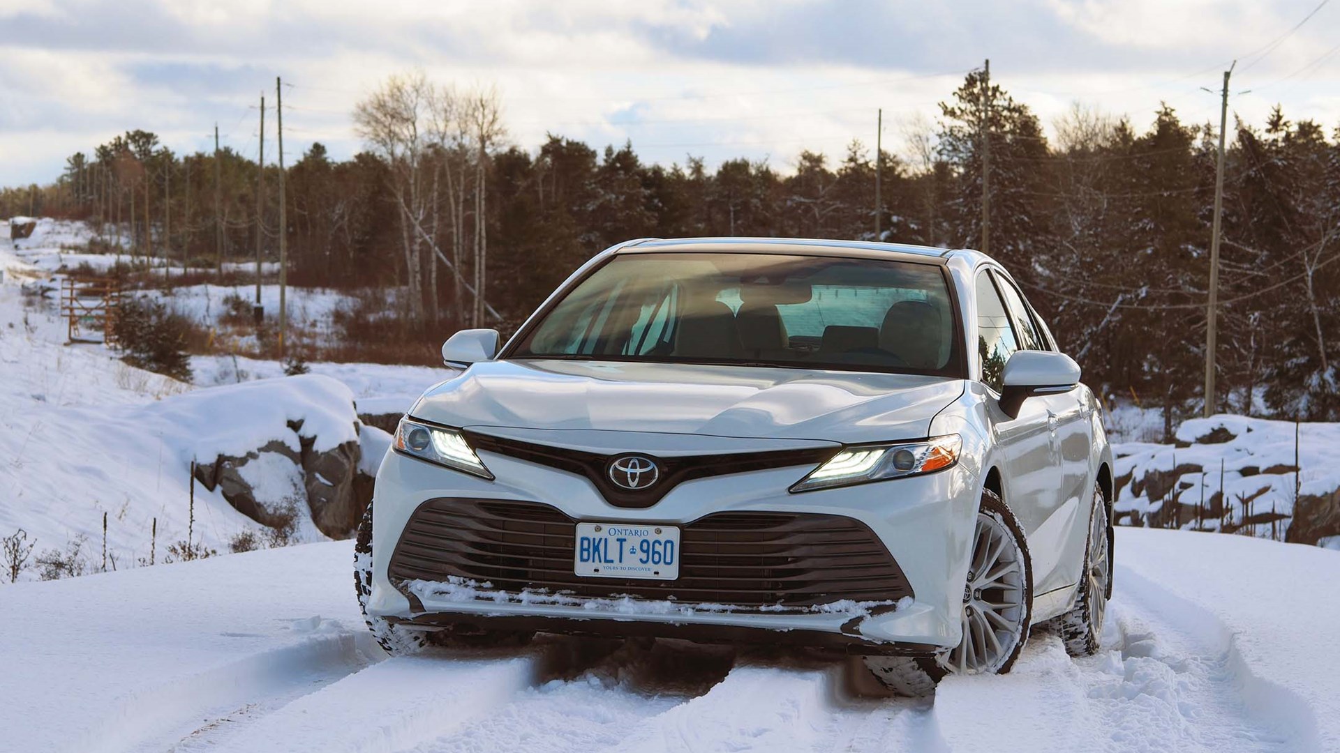 Toyota Camry 2020 зима